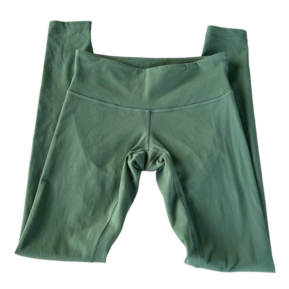 Lululemon Wunder Under Low-Rise Full Length Tight W5AW2S Barracks Green Sz 4 GUC - Picture 4 of 10